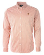 Cincinnati Bengals Cutter & Buck Versatech Pinstripe Stretch Mens Long Sleeve Dress Shirt College Orange Mannequin