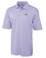 Baltimore Ravens Cutter & Buck Genre Textured Solid Mens Polo Opal Mannequin