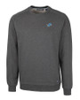 Detroit Lions Cutter & Buck Saturday Cotton Blend Mens Crew Neck Sweatshirt Charcoal Heather Mannequin