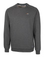 Denver Broncos Cutter & Buck Saturday Cotton Blend Mens Crew Neck Sweatshirt Charcoal Heather Mannequin