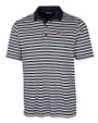 Cincinnati Bengals Cutter & Buck Mens Forge Polo Multi Stripe Black Mannequin