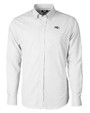 Baltimore Ravens Cutter & Buck Versatech Tattersall Stretch Mens Long Sleeve Dress Shirt Charcoal Mannequin