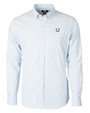 Indianapolis Colts Cutter & Buck Versatech Tattersall Stretch Mens Long Sleeve Dress Shirt French Blue Mannequin