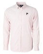 Atlanta Falcons Cutter & Buck Versatech Tattersall Stretch Mens Long Sleeve Dress Shirt Red Mannequin