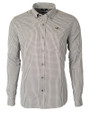 Baltimore Ravens Cutter & Buck Versatech Multi Check Stretch Mens Long Sleeve Dress Shirt Black Mannequin