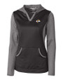 Los Angeles Rams Cutter & Buck Womens Tackle Hoodie Charcoal Mannequin