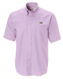 Baltimore Ravens Cutter & Buck Epic Easy Care Nailshead Mens Big and Tall Short Sleeve Dress Shirt Opal Mannequin