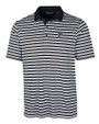 Atlanta Falcons Cutter & Buck Big & Tall Forge Polo Multi Stripe Black Mannequin