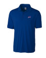 Buffalo Bills Cutter & Buck Northgate CB DryTec Short Sleeve Big & Tall Polo Tour Blue Mannequin