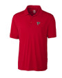 Atlanta Falcons Cutter & Buck Northgate CB DryTec Short Sleeve Big & Tall Polo Cardinal Red Mannequin