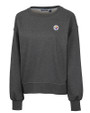 Pittsburgh Steelers Cutter & Buck Saturday Cotton Blend Womens Crew Neck Sweatshirt CCH_MANN_HG 