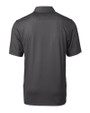 Pittsburgh Steelers Cutter & Buck Pike Mini Pennant Print Stretch Mens Polo Black Mannequin Back