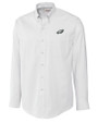 Philadelphia Eagles Cutter & Buck Epic Easy Care Nailshead Mens Big and Tall Long Sleeve Dress Shirt White Mannequin