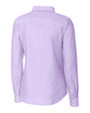 Minnesota Vikings Cutter & Buck Stretch Oxford Womens Long Sleeve Dress Shirt Opal Mannequin Back