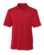 Tampa Bay Buccaneers Cutter & Buck Genre Textured Solid Mens Polo Red Mannequin