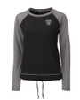 Las Vegas Raiders Cutter & Buck Response Lightweight Hybrid Womens Pullover Windbreaker BL_MANN_HG 