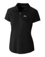 Baltimore Ravens Cutter & Buck Forge Stretch Womens Short Sleeve Polo Black Mannequin