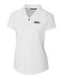 Seattle Seahawks Cutter & Buck Forge Stretch Womens Short Sleeve Polo White Mannequin