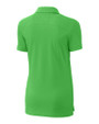 Seattle Seahawks Cutter & Buck Advantage Eco Tri-Blend Pique Womens Polo Cilantro Mannequin Back