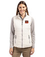 Cincinnati Bengals Cutter & Buck Rainier PrimaLoft® Womens Eco Insulated Full Zip Puffer Vest Coconut Front