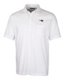 New England Patriots Cutter & Buck Advantage Tri-Blend Jersey Mens Pocket Polo White Mannequin