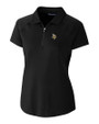 Minnesota Vikings Cutter & Buck Forge Stretch Womens Short Sleeve Polo Black Mannequin