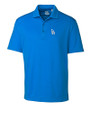 Los Angeles Dodgers Cutter & Buck Genre Textured Solid Mens Polo Digital Mannequin