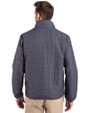 New York Giants Cutter & Buck Rainier PrimaLoft® Mens Eco Insulated Full Zip Puffer Jacket Anthracite Melange Back
