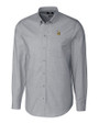 Minnesota Vikings Cutter & Buck Stretch Oxford Mens Long Sleeve Dress Shirt Charcoal Mannequin