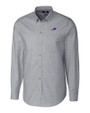 Buffalo Bills Cutter & Buck Stretch Oxford Mens Long Sleeve Dress Shirt Charcoal Mannequin