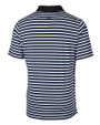 Kansas City Royals Cutter & Buck Big & Tall Forge Polo Multi Stripe Tour Blue Mannequin Back