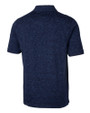 Chicago Bears Cutter & Buck Advantage Tri-Blend Space Dye Mens Big and Tall Polo Dark Liberty Navy Mannequin Back