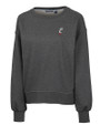 Cincinnati Bearcats Cutter & Buck Saturday Cotton Blend Womens Crew Neck Sweatshirt Charcoal Heather Mannequin