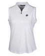 Boise State Broncos Cutter & Buck Forge Stretch Womens Sleeveless Polo White Mannequin