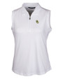 Baylor Bears Cutter & Buck Forge Stretch Womens Sleeveless Polo White Mannequin