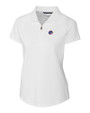 Boise State Broncos Cutter & Buck Forge Stretch Womens Short Sleeve Polo White Mannequin
