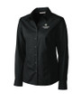 Colorado State Rams Cutter & Buck Epic Easy Care Fine Twill Womens Long Sleeve Dress Shirt Black Mannequin