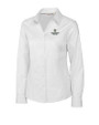 Colorado State Rams Cutter & Buck Epic Easy Care Fine Twill Womens Long Sleeve Dress Shirt White Mannequin