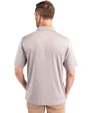 Cincinnati Bearcats Cutter & Buck Forge Pencil Stripe Stretch Mens Polo Polished Medium Gray Back
