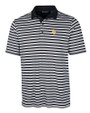 Baylor Bears Cutter & Buck Mens Forge Polo Multi Stripe Black Mannequin