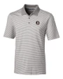 Florida State Seminoles Cutter & Buck Forge Tonal Stripe Stretch Mens Big and Tall Polo Polished Medium Gray Mannequin