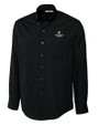 Colorado State Rams Cutter & Buck Epic Easy Care Fine Twill Mens Big and Tall Dress Shirt Black Mannequin