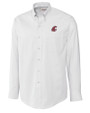 Washington State Cougars Cutter & Buck Epic Easy Care Nailshead Mens Long Sleeve Dress Shirt White Mannequin
