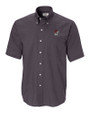 Georgia Bulldogs Cutter & Buck Epic Easy Care Nailshead Mens Short Sleeve Dress Shirt Black Mannequin