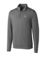 Arizona Wildcats Cutter & Buck Shoreline Heathered Quarter Zip Mens Pullover Charcoal Heather Mannequin