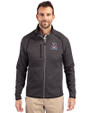 Arizona Wildcats Cutter & Buck Mainsail Sweater-Knit Mens Full Zip Jacket Charcoal Heather Front