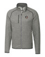 Florida State Seminoles Cutter & Buck Mainsail Sweater-Knit Mens Big and Tall Full Zip Jacket Polished Heather Mannequin