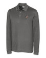 Florida State Seminoles Cutter & Buck Advantage Eco Tri-Blend Pique Mens Big and Tall Long Sleeve Polo Elemental Grey Mannequin