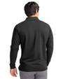 UCF Knights Cutter & Buck Advantage Eco Tri-Blend Pique Mens Big and Tall Long Sleeve Polo Black Back