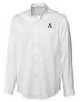 Arizona Wildcats Cutter & Buck Epic Easy Care Fine Twill Mens Long Sleeve Dress Shirt White Mannequin